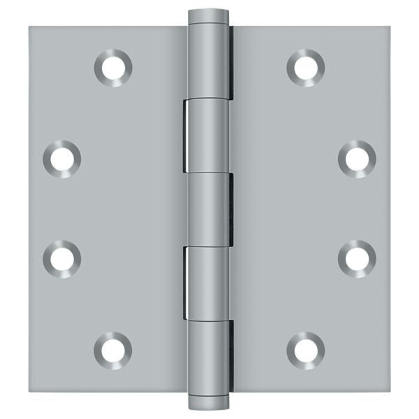 Deltana DSB4526D 4-1/2" x 4-1/2" Square Hinge; Satin Chrome Finish
