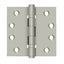 Deltana DSB4B15 4" x 4" Square Hinge; Ball Bearings; Satin Nickel Finish