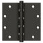 Deltana DSB55B10B 5" x 5" Square Ball Bearing Hinge; Oil Rubbed Bronze Finish