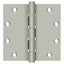 Deltana DSB55B15 5" x 5" Square Ball Bearing Hinge; Satin Nickel Finish