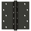 Deltana DSB66BB10B 6" X 6" Square Ball Bearing Hinge; Oil Rubbed Bronze Finish