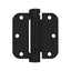 Deltana DSH35R51B 3-1/2" x 3-1/2" x 5/8" Spring Hinge Paint Black Finish