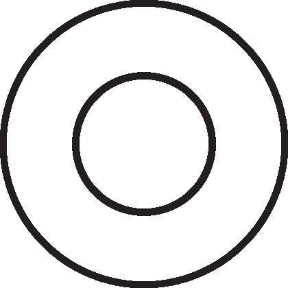 Don-Jo DSP13532D 1-1/2" Inner Scar Plate Satin Stainless Steel Finish