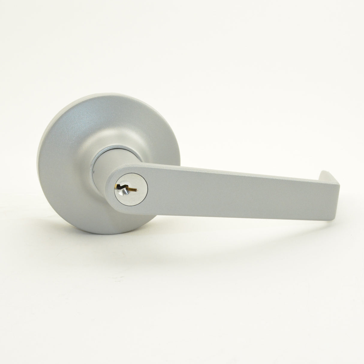 Dexter Commercial ED1500TCLRMRKDCSP28 Classroom Key in Lever Exit Device Trim with Regular Lever and C Keyway Aluminum Finish