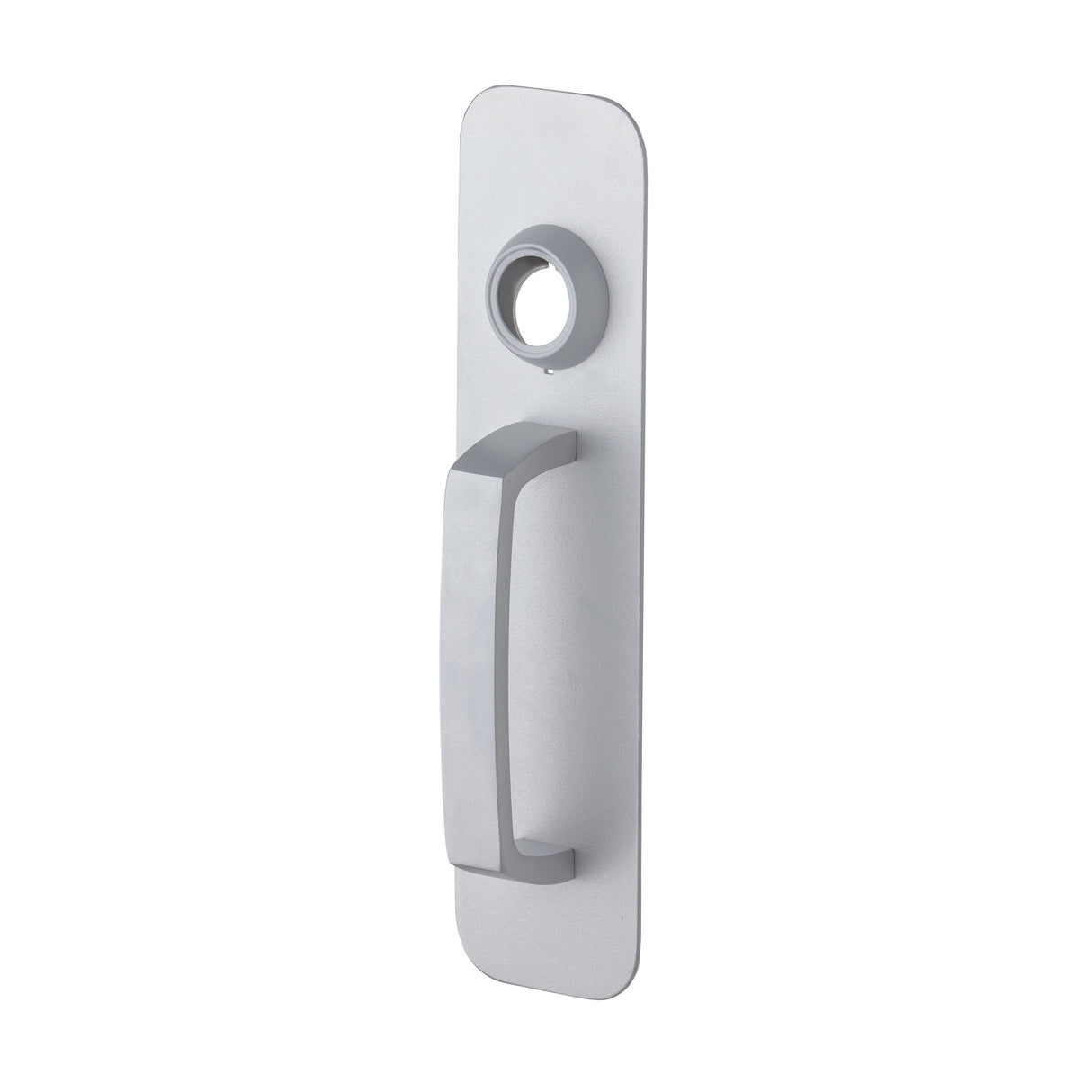 Dexter Commercial ED1500TNLPULLESCNCSP28 Night Latch Pull Handle Exit Device Trim Less Cylinder Aluminum Finish