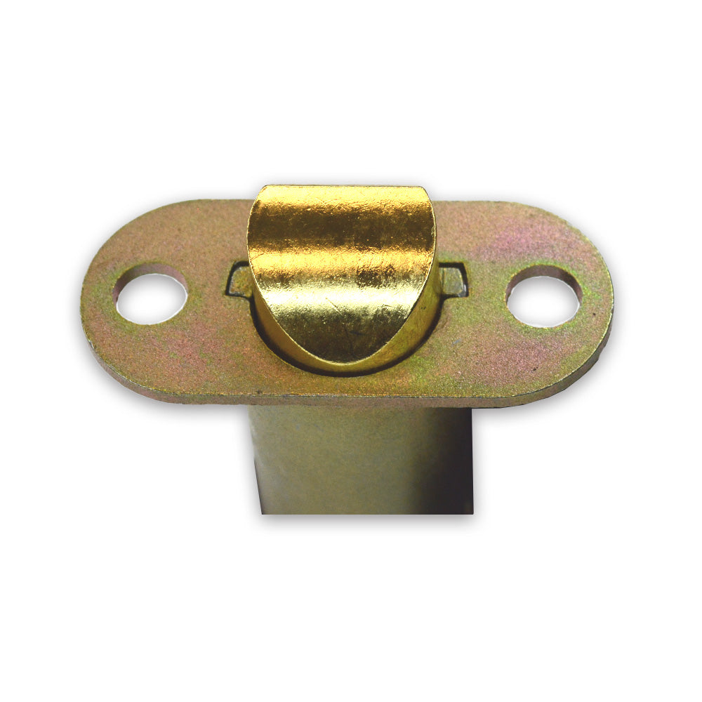 Emtek EM28PVL238G 28 Degree Gold Privacy Latch 2-3/8" Backset Less Faceplate