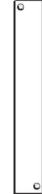 Don-Jo EPT1PC 1-1/4" x 9" Filler Plate for Electric Power Transfer Prime Coat Finish ** Call For Pricing **