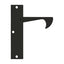 Deltana EPT425U19 Edge Pulls-Thin; 4-1/4" Black Finish