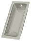 Deltana FP227U15 Flush Pull; Large; 3-5/8" x 1-3/4" x 1/2"; Satin Nickel Finish