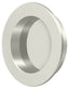 Deltana FP238U14 2-3/8" Round Flush Pull Bright Nickel Finish
