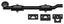 Deltana FPG1019 10" Surface Bolt with Offset; Heavy Duty; Black Finish