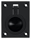 Deltana FRP25U19 Flush Ring Pull; 2-1/2" x 1 7/8"; Black Finish