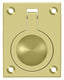Deltana FRP25U3 Flush Ring Pull; 2-1/2" x 1 7/8"; Bright Brass Finish