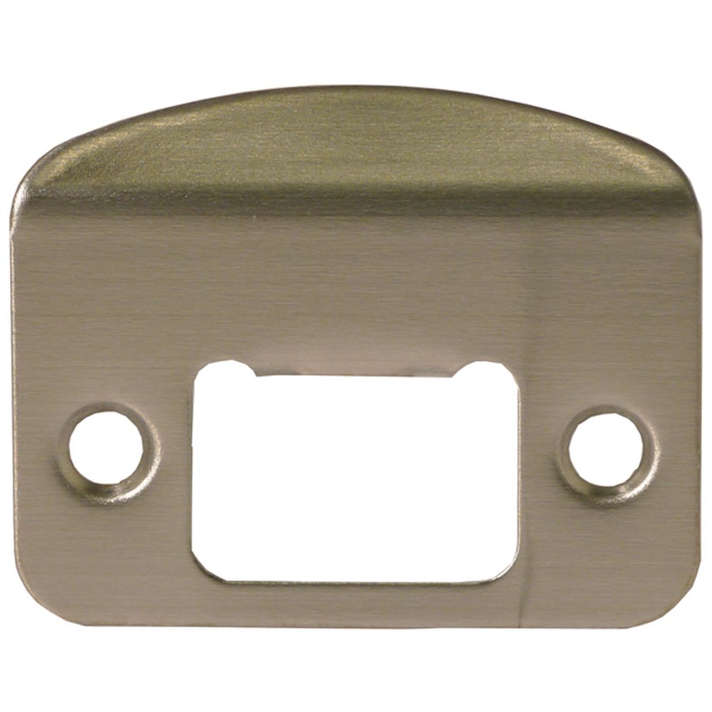 Pamex FT4SPSS Full Lip Round Corner Strike 2-1/4 x 1-3/4 Satin Stainless Finish