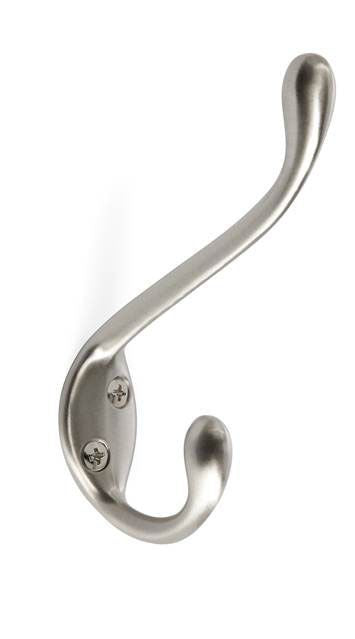 Amerock H55451G10 Noble Large Coat and Hat Hook Satin Nickel Finish