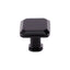 Pride Industrial K92230BK 1" Square Cabinet Knob Matte Black Finish