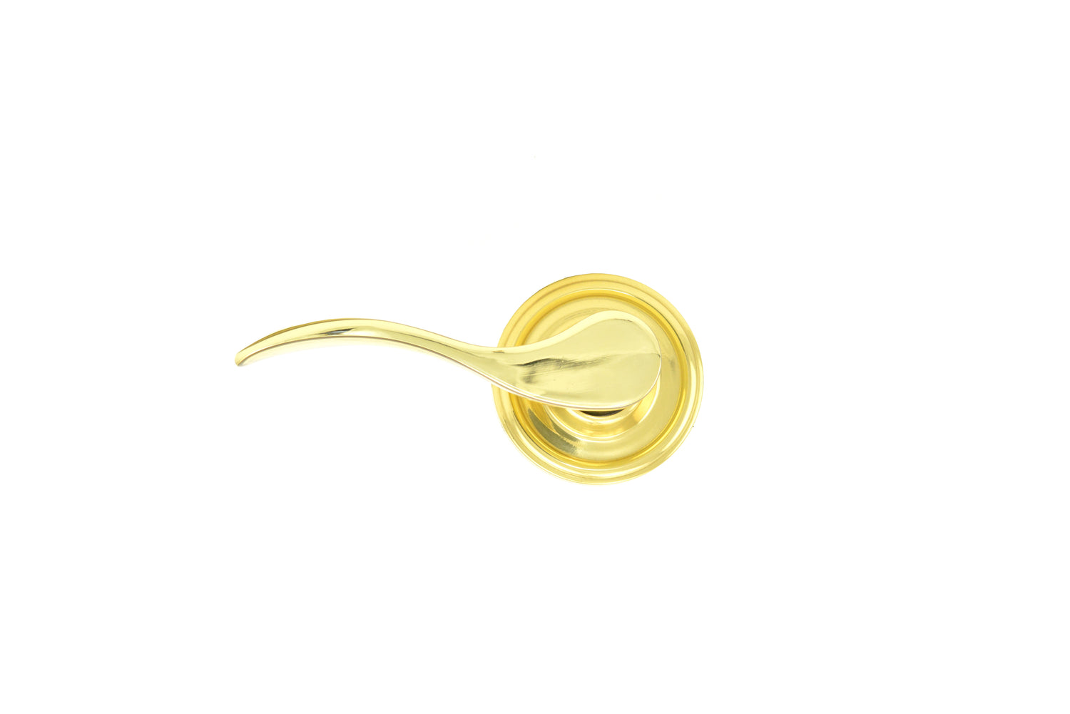 Weslock L0605U3--0020 Left Hand Bordeau Half Dummy Lock Bright Brass Finish