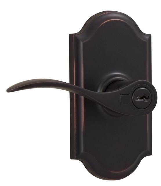 Weslock L1740U1U1SL23 Left Hand Bordeau Premiere Entry Lock with Adjustable Latch and Full Lip Strike Oil Rubbed Bronze Finish