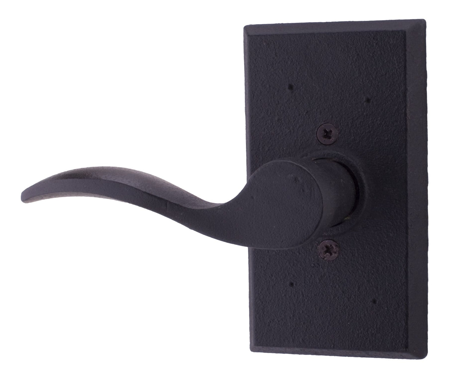 Weslock L7305H2--0020 Left Hand Carlow Square Half Dummy Lock Black Finish