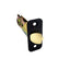 Emtek LC4-DLB275R-US19 Key in Lever or Knob 2-3/4" Backset 1/4" Radius Corner Deadlatch Flat Black Finish