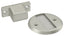 Deltana MDHF25U15 Magnetic Door Holder Flush 2-1/2" Diameter; Satin Nickel Finish