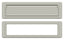 Deltana MS211U15 Mail Slot 13-1/8" with Interior Frame; Satin Nickel Finish