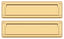 Deltana MS212CR003 Mail Slot 13-1/8" with Interior Flap; Lifetime Brass Finish