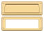 Deltana MS626CR003 Mail Slot 8-7/8" with Interior Frame; Lifetime Brass Finish