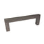 Pride Industrial P87226DP 4-1/4" Modern Square Cabinet Pull with 3-3/4" Center to Center Dark Pewter Finish