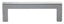 Pride Industrial P87226PC 4-1/4" Modern Square Cabinet Pull with 3-3/4" Center to Center Polished Chrome Finish