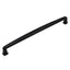 Pride Industrial PA52012BK 12" Center to Center Charlotte Appliance Pull Matte Black Finish