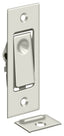 Deltana PDB42U14 Pocket Door Bolts; Jamb Bolt; Bright Nickel Finish