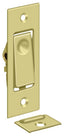 Deltana PDB42U3 Pocket Door Bolts; Jamb Bolt; Bright Brass Finish