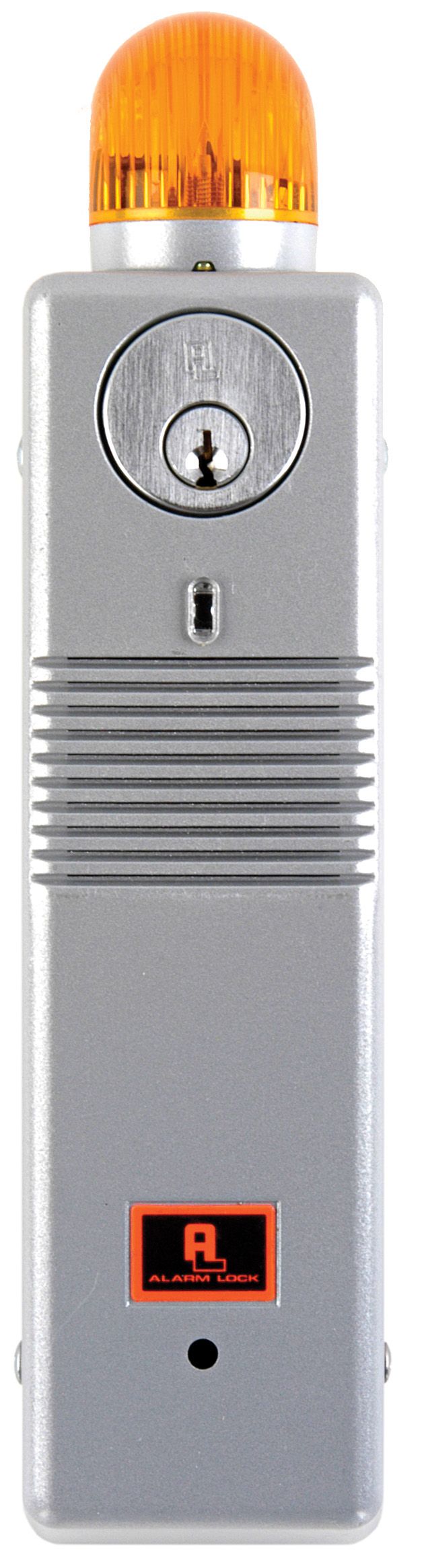 Alarm Lock PG21MSS Single Door Alarm with Strobe Metallic Silver Finish