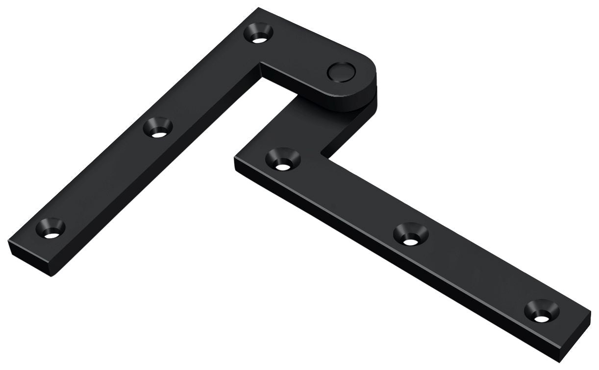 Deltana PH40U19 4-3/8" x 5/8" x 1-7/8" Hinge; Black Finish