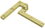 Deltana PH60U3 4-3/8" x 5/8" x 1-7/8" Hinge; Bright Brass Finish