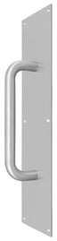 Deltana PPH4016U32D Pull Plate with Handle 4" x 16" S/S; Satin Stainless Steel Finish
