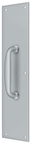 Deltana PPH55U26D Push Plate with Handle 3-1/2" x 15 " - Handle 5 1/2"; Satin Chrome Finish