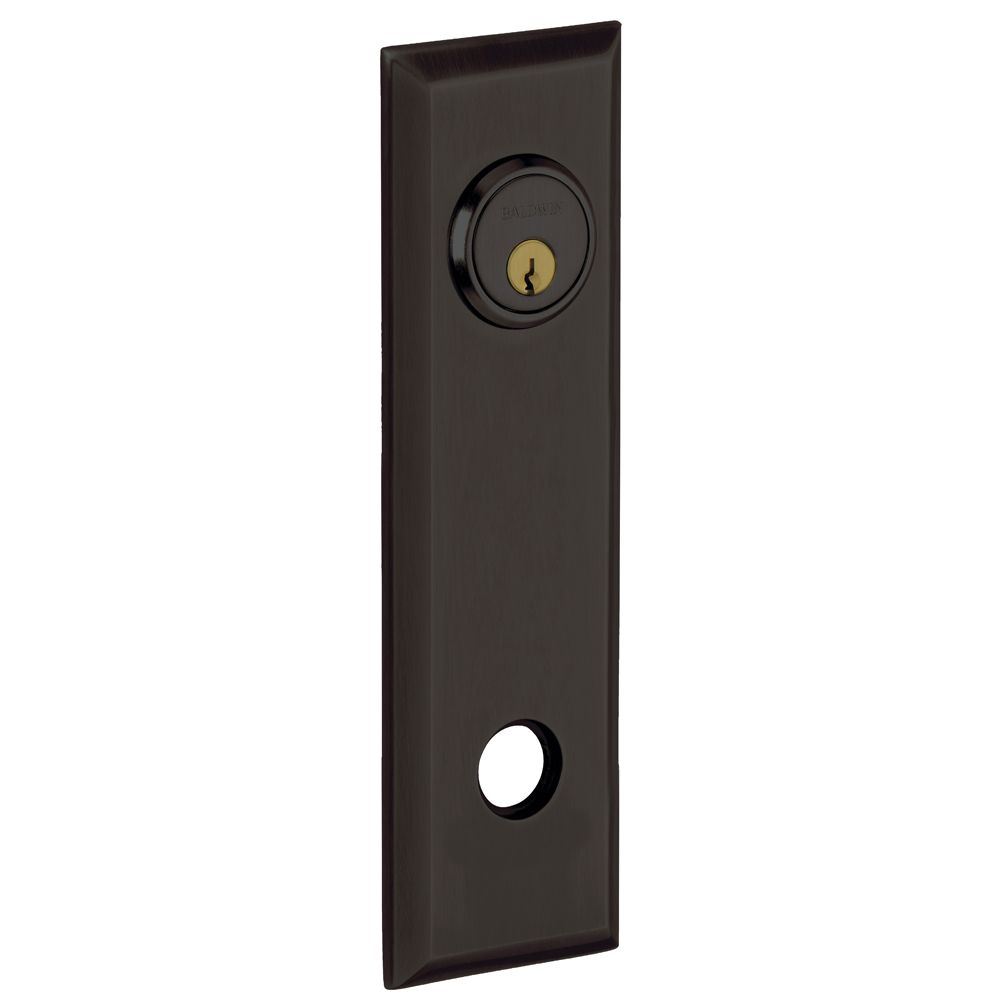 Baldwin R035102ENTR 9-2/5" Square Entry Rose Pair Oil Rubbed Bronze Finish