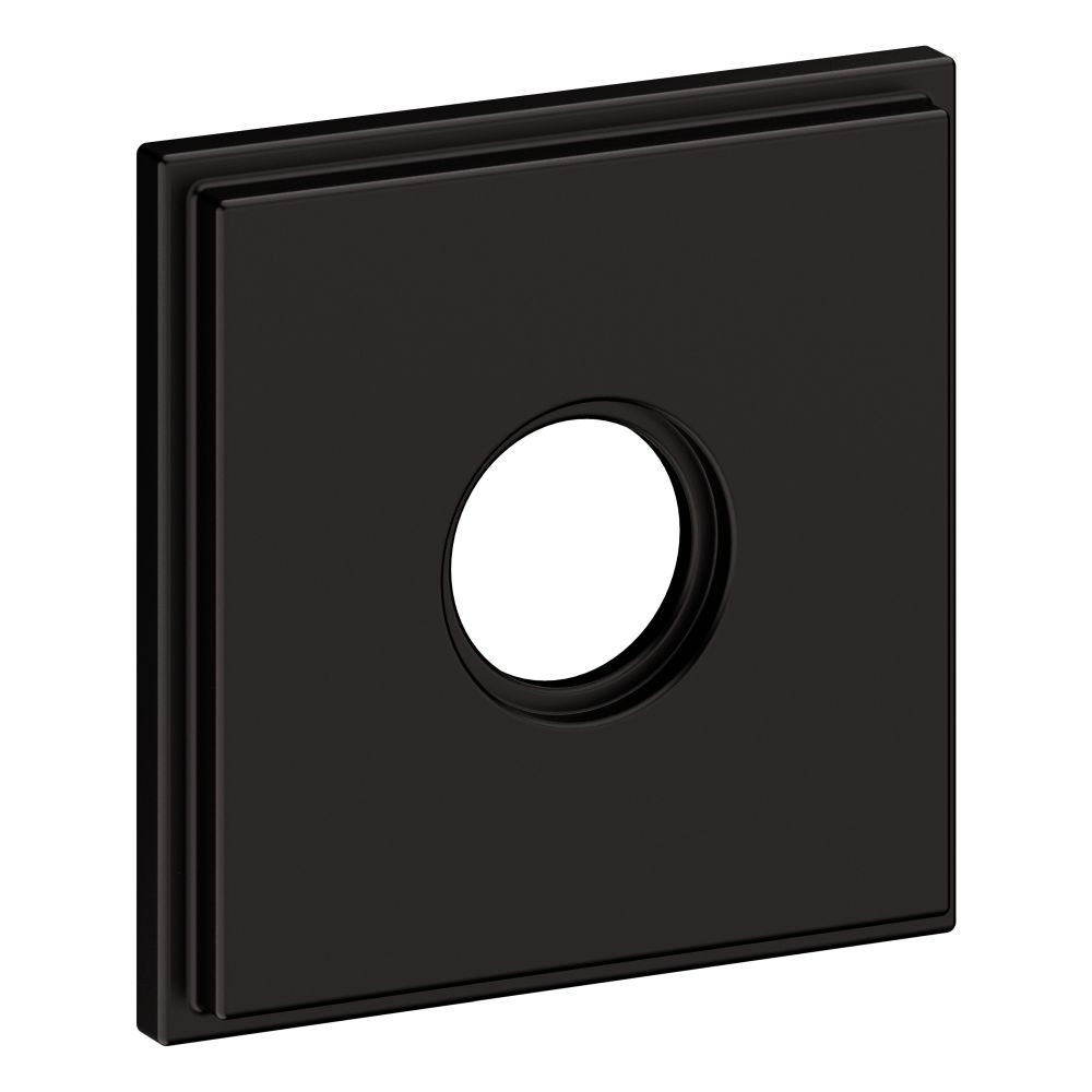 Baldwin R050102PS R050 2-5/8" Hollywood Hills Passage Rose Pair Oil Rubbed Bronze Finish