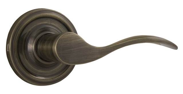 Weslock R0605UA--0020 Right Hand Bordeau Half Dummy Lock Antique Brass Finish