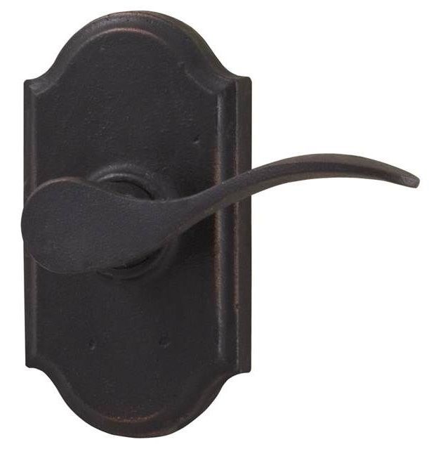 Weslock R7100H1H1SL20 Right Hand Carlow Premiere Passage Lock with Adjustable Latch and Full Lip Strike Oil Rubbed Bronze Finish