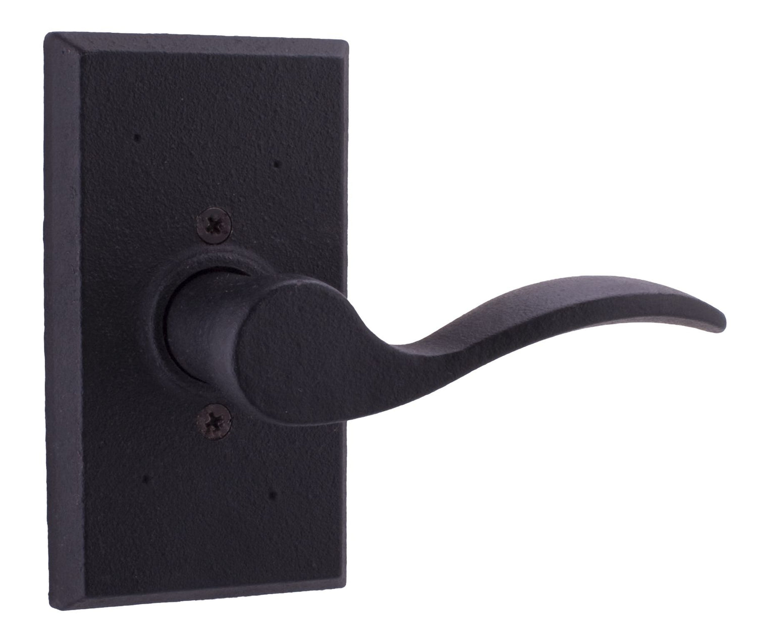 Weslock R7305H2--0020 Right Hand Carlow Square Half Dummy Lock Black Finish