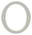 Deltana RN4-0U15 4" Numbers; Solid Brass; Satin Nickel Finish