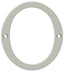 Deltana RN6-0U15 6" Numbers; Solid Brass; Satin Nickel Finish