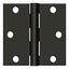 Deltana S33U10B-R 3" x 3" Square Hinge; Oil Rubbed Bronze Finish