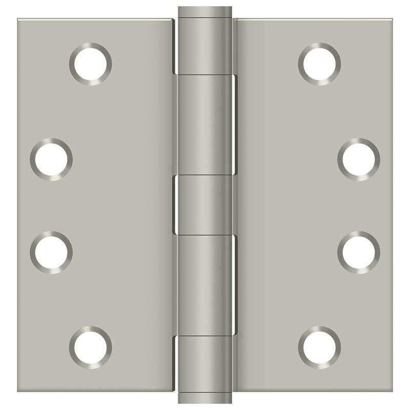 Deltana S44HD15 4" x 4" Square Hinge; Heavy Duty; Satin Nickel Finish