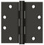 Deltana S45U10B 4-1/2" x 4-1/2" Square Hinge; Heavy Duty; Oil Rubbed Bronze Finish