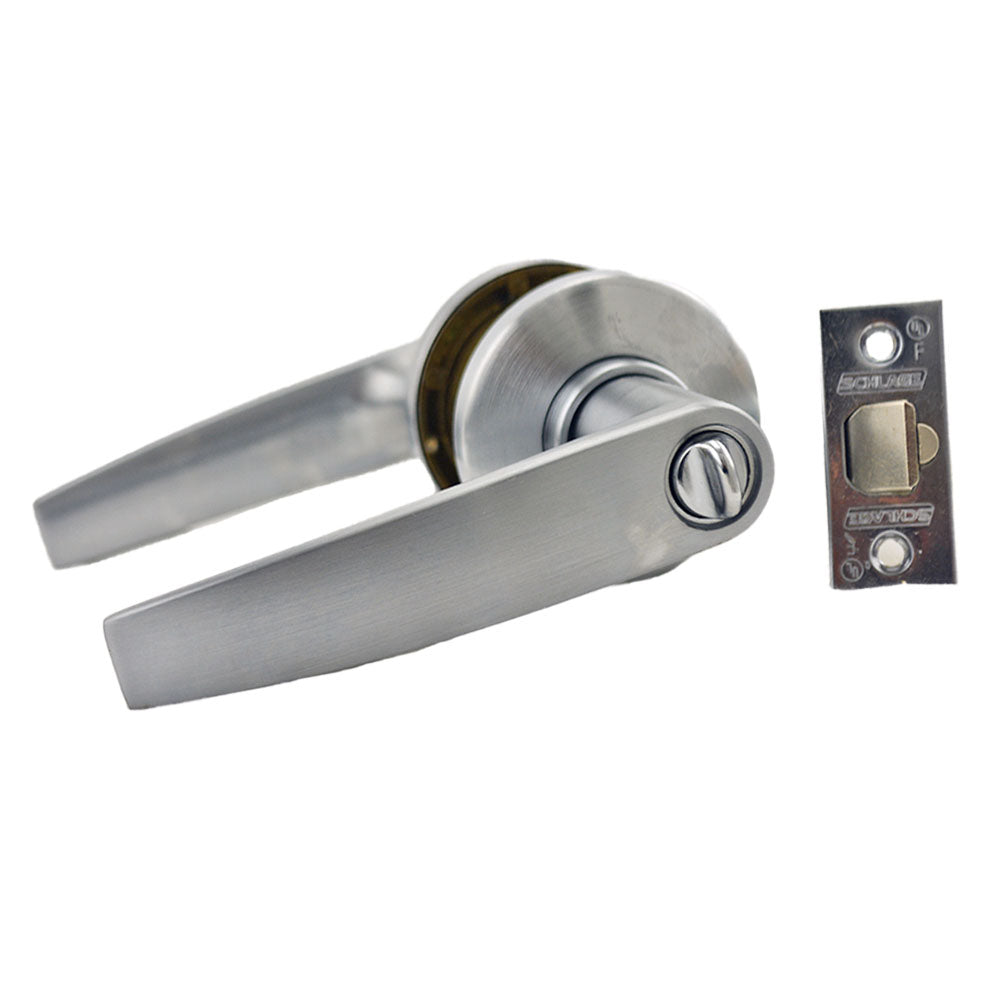 Schlage Commercial S51PJUP626 S Series Entry C Keyway Jupiter with 16-203 Latch 10-001 Strike Satin Chrome Finish