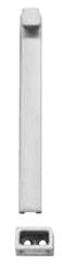 Ives Commercial SB1630T26D 8" Steel Bottom Bolt with Universal Strike Satin Chrome Finish